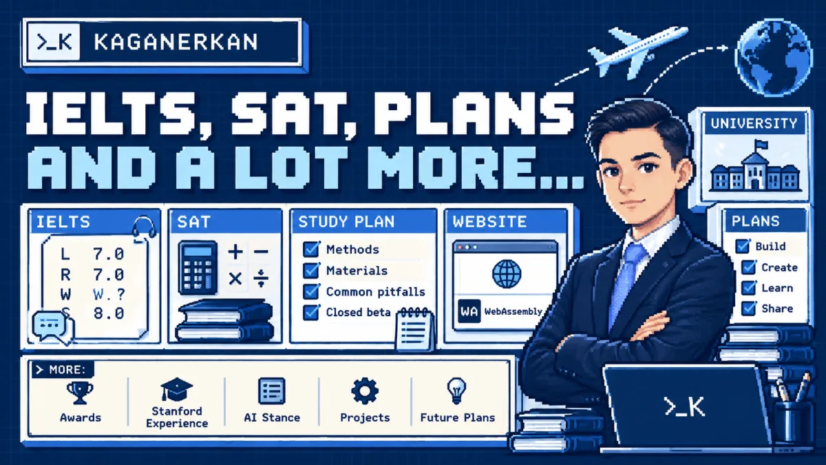 Pixel-art dashboard of plans and projects.